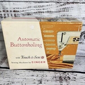 SINGER Professional Buttonholer Attachment 19 Cams 161829 Slant Needle Zig Zag